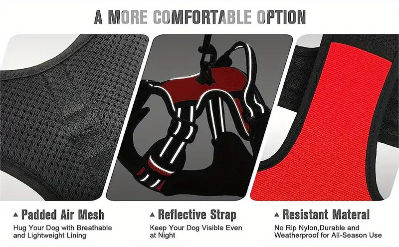 reflective dog harness
