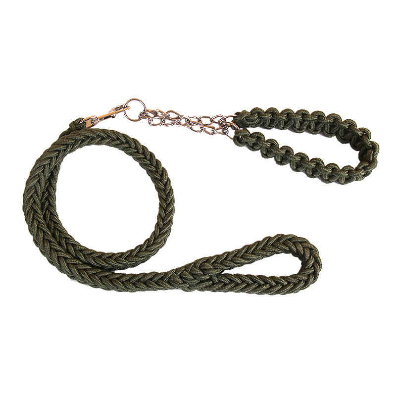 Durable Nylon Braided Dog Collar and Leash Set