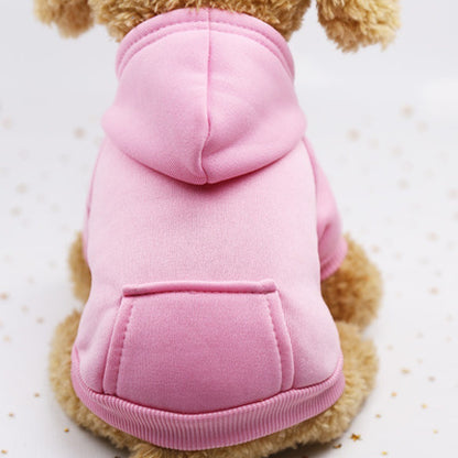 Winter dog hoodie for small and medium dogs.