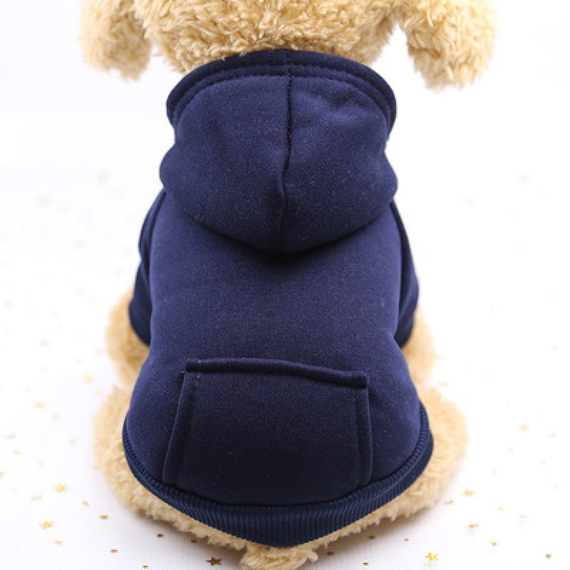 Winter dog hoodie for small and medium dogs.