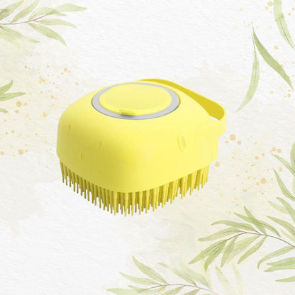 Dog shampoo brush