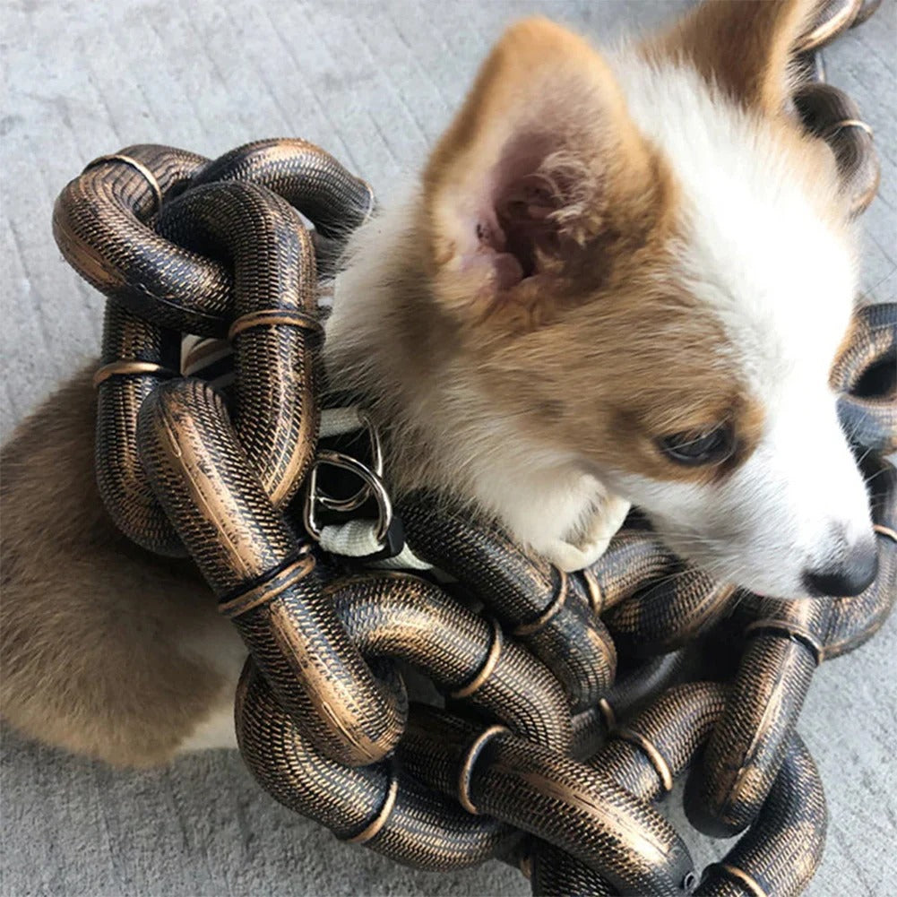 Plastic iron chain for dog