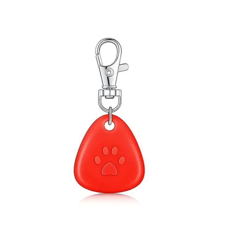 Electroluminescent silicone triangular pendant for night walks