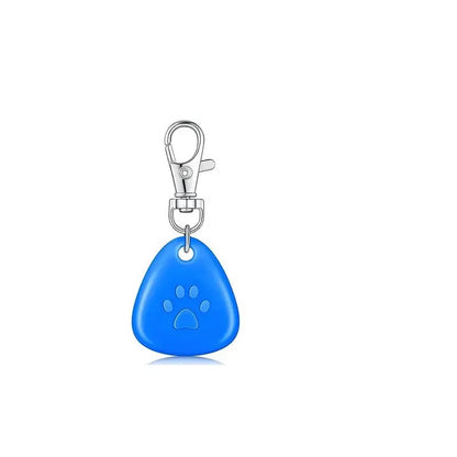 Electroluminescent silicone triangular pendant for night walks